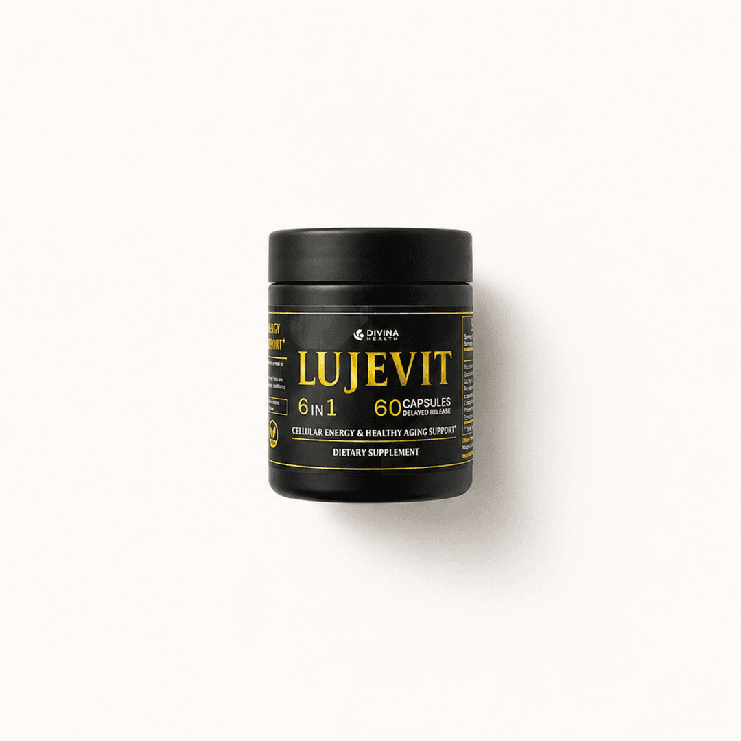 Lujevit bottle with capsules
